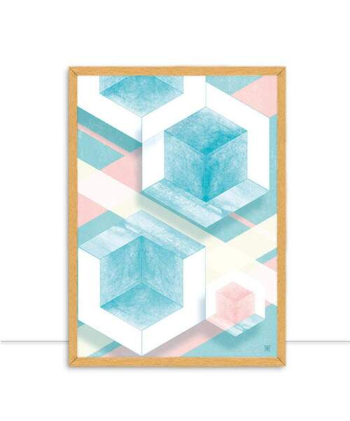 Quadro Diamond Color Clean I por Joel Santos
