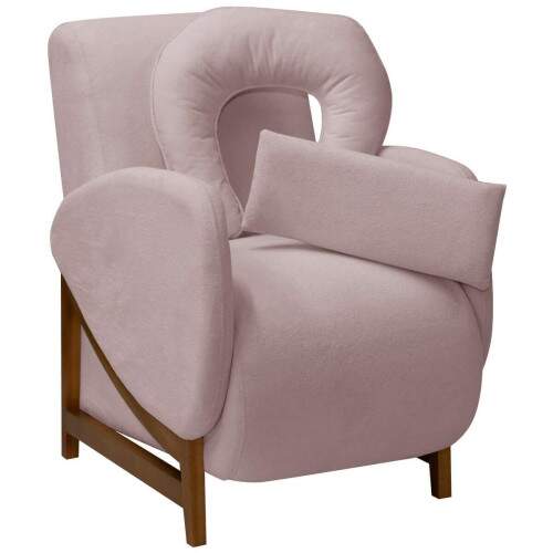 Poltrona de Amamentao e Puff Babi Boucl - SOFA STORE