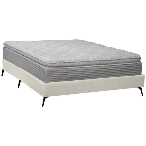 Base Cama Box Orgnica Montreal 144x196cm Casal Boucl - SOFA STORE