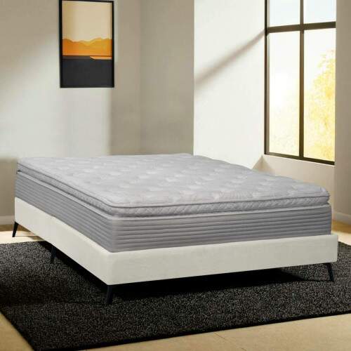 Base Cama Box Orgnica Montreal 199x210cm King Size Boucl - SOFA STORE