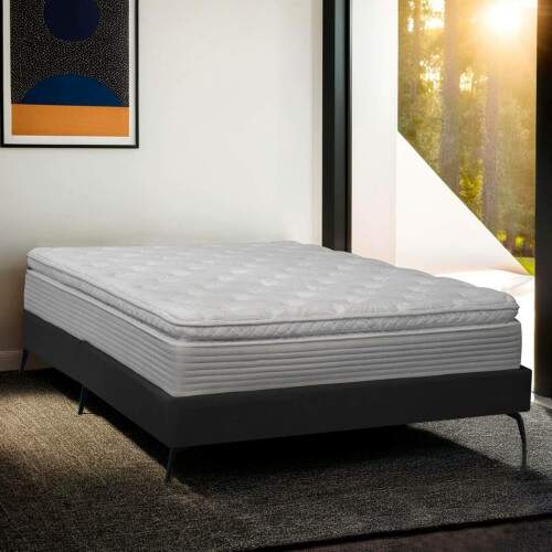 Base Cama Box Orgnica Montreal 199x210cm King Size Boucl - SOFA STORE
