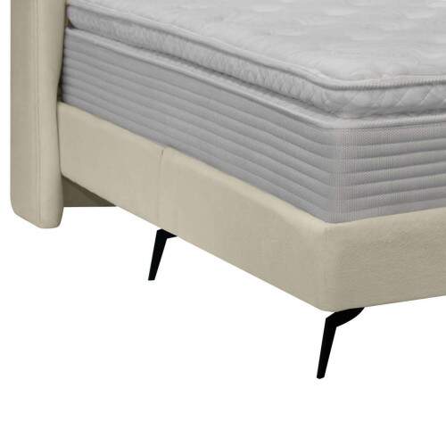 Kit Cabeceira e Base Cama Box Orgnica Montreal 199x219cm King Size Boucl - SOFA STORE