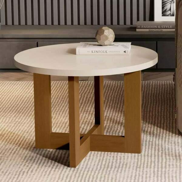 Mesa de Centro 8001 Luxo Prola/Nature JB Bechara