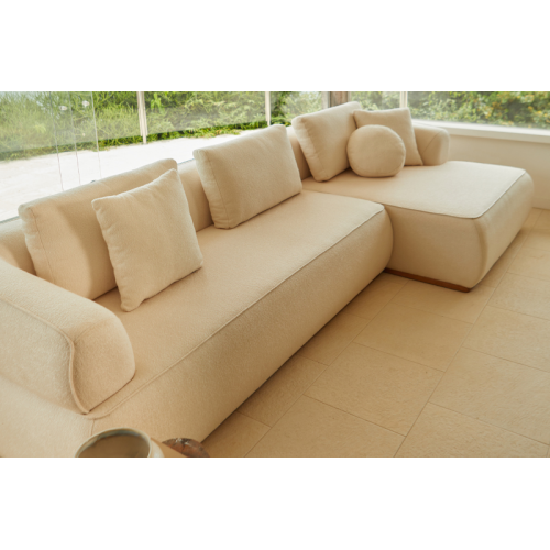 Sof Ref.950 Larg 3.34m com Chaise Chenile - RONDOMVEIS