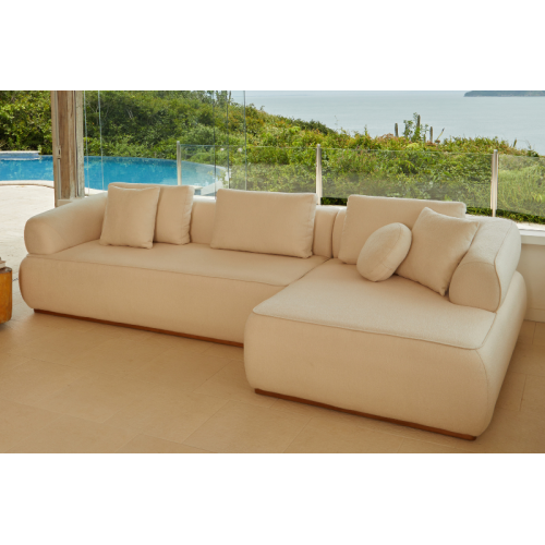 Sof Ref.950 Larg 3.34m com Chaise Chenile - RONDOMVEIS