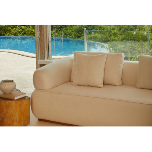 Sof Ref.950 Larg 3.34m com Chaise Chenile - RONDOMVEIS