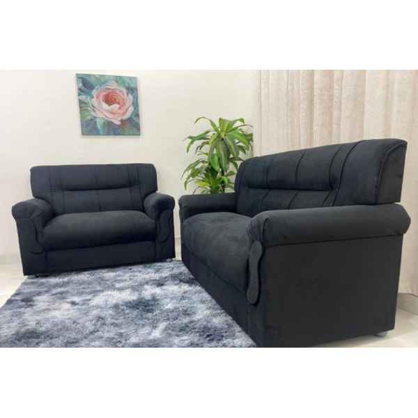Sof 2 e 3 lugares REF 5014 - Suede Preto