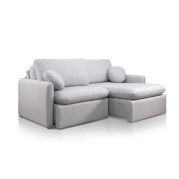 Sof Cama Retrtil Noruega 2.20m - Linho Cinza 566