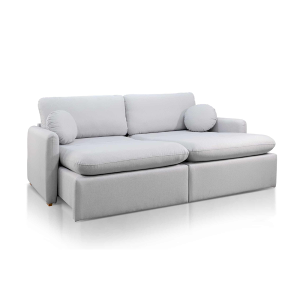 Sof Cama Retrtil Noruega 2.20m - Linho Cinza 566