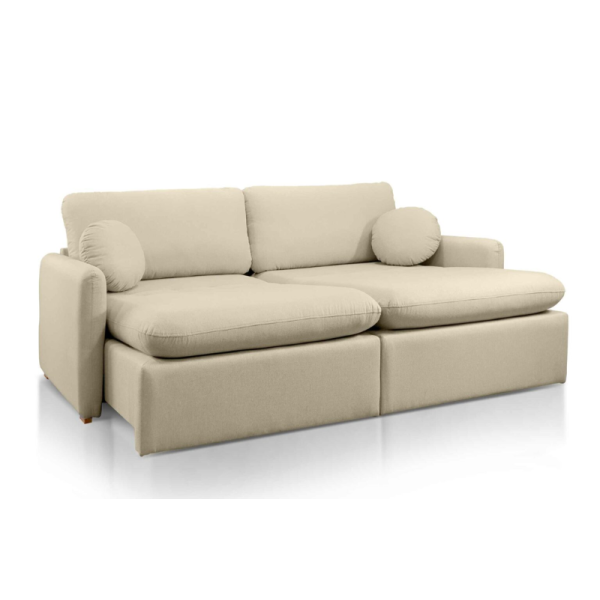 Sof Cama Retrtil Noruega 2.20m - Linho Bege 567