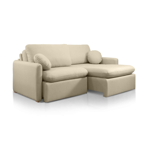 Sof Cama Retrtil Noruega 2.20m - Linho Bege 567