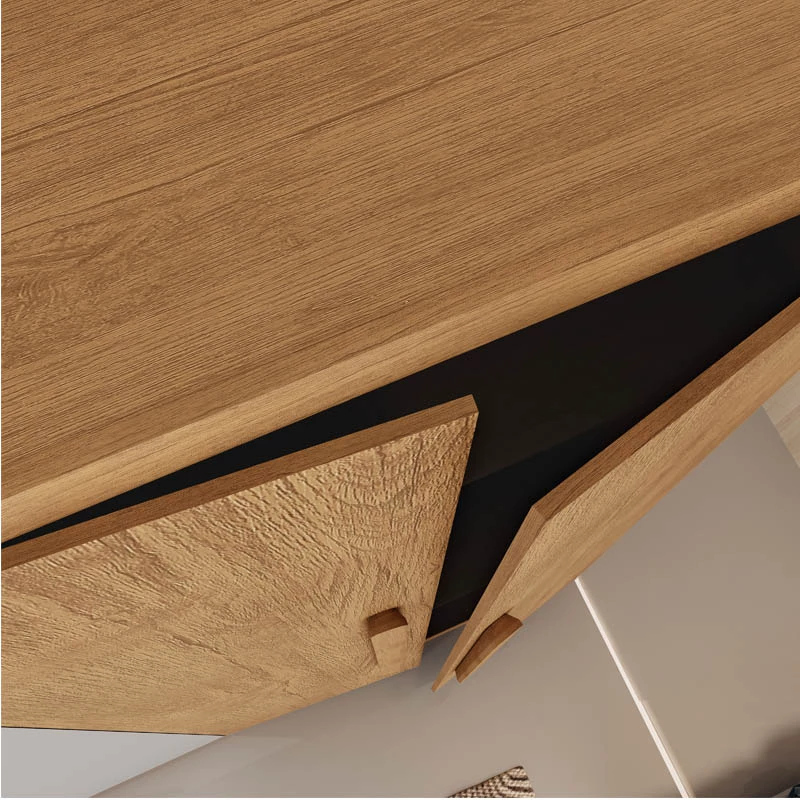 Guarda-Roupa Império Nature 4 Portas 3 Gavetas Larg. 1.80m 100