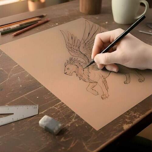 Papel Color Plus 180 g/m A4 Havana