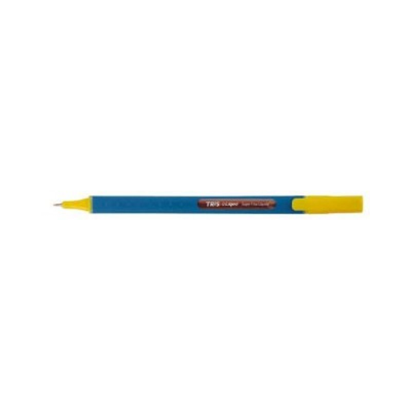 Caneta Tris Liqeo Super Fina 0.4 mm Amarelo 685755