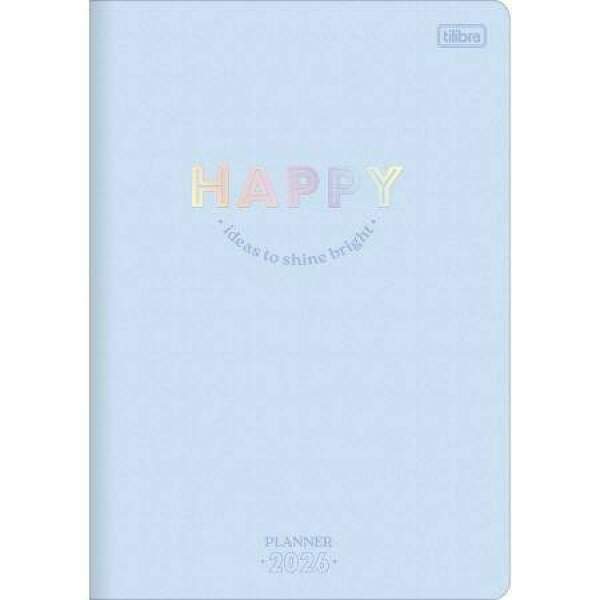 Planner Tilibra 2026 Happy Grampeado