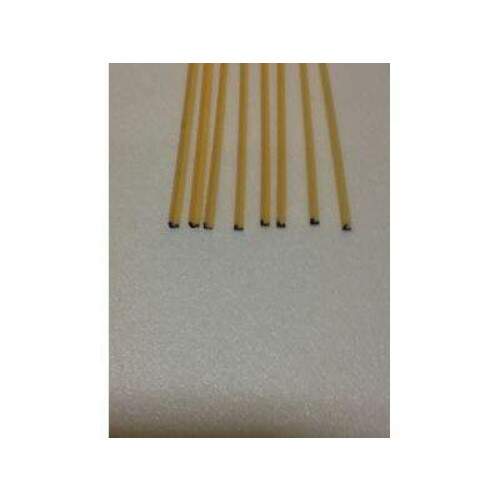 Vareta PVC Cantoneira ABS 1000 x 2 mm Marfim