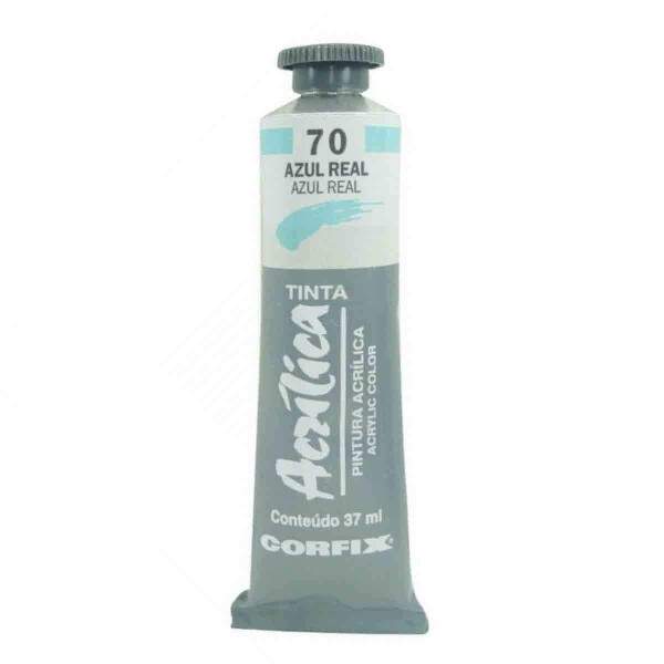 Tinta Acrilica Corfix 37 ml Azul Real