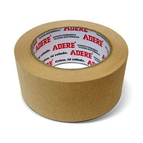 Fita Adesiva Kraft Adere Crepado 38 mm x 50 m