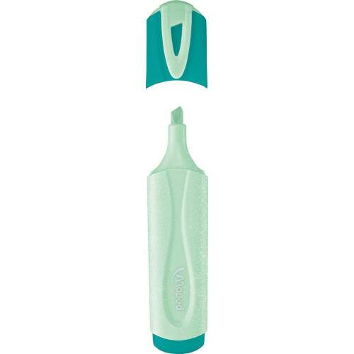 Caneta Marca Texto Maped Tons Pastel Glitter Verde