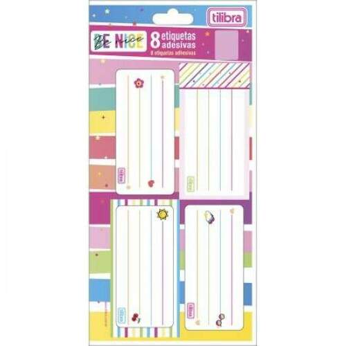 Etiqueta Tilibra Escolar Be Nice