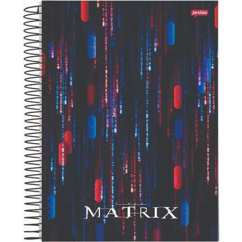 Caderno Universitrio Jandaia Matrix Espiral 80 Fls