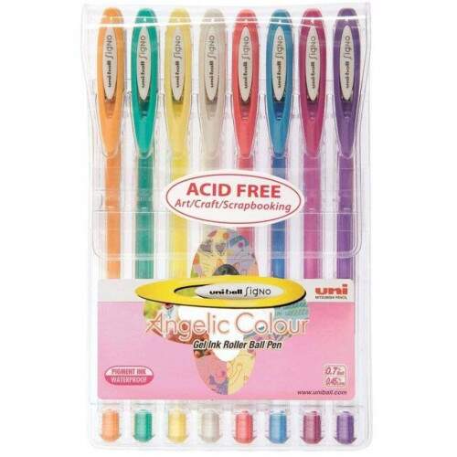 Caneta Uni-Ball Signo Angelic Color 8 Cores