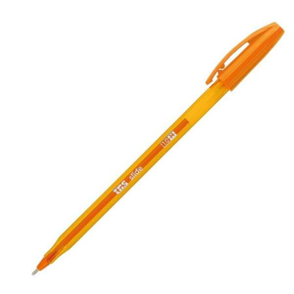 Caneta Esferografica Tris Slide 1.0 mm Laranja