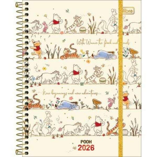 Planner Tilibra Disney 2026 Pooh