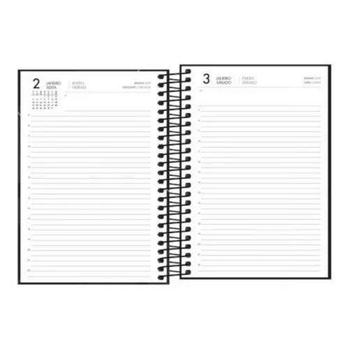 Agenda Tilibra 2026 Executiva Spot Cinza E Azul 13 x 18,8