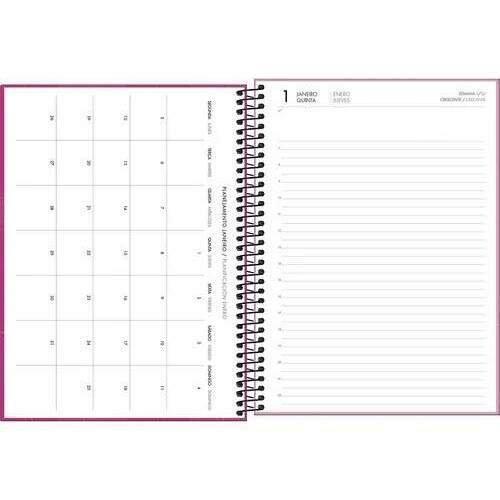 Agenda Tilibra 2026 Executiva Spot Rosa