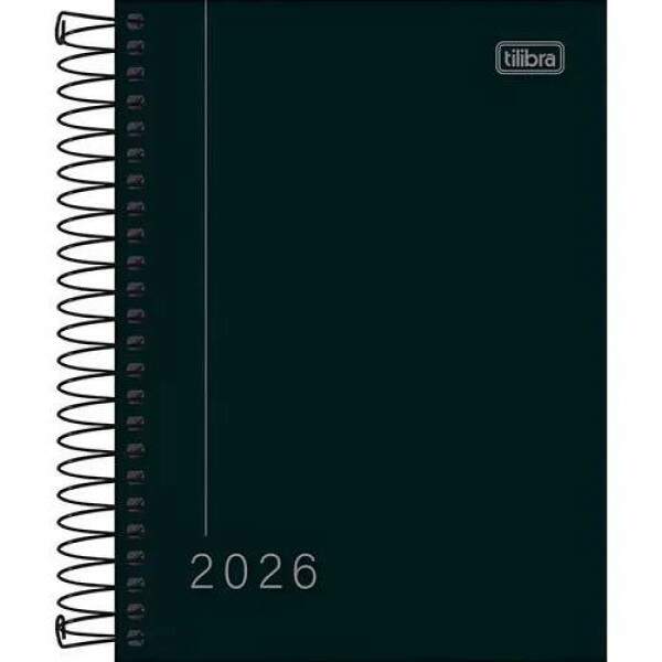 Agenda Tilibra 2026 Pepper Espiral Preta