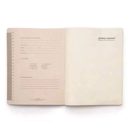 Planner Ccero Revista Clssica Caramelo 19 x 25 cm