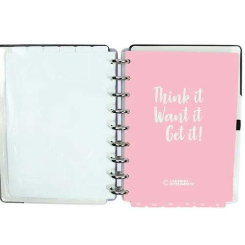Planner Caderno Inteligente Mdio Acqua Glam