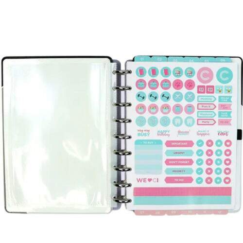 Planner Caderno Inteligente Mdio Acqua Glam
