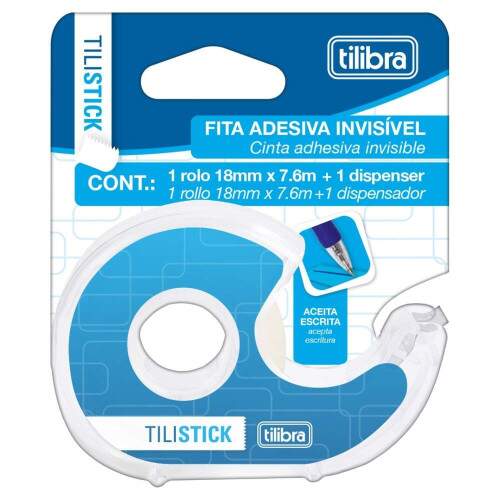 Fita Adesiva Tilibra Invisvel 18mm x 7m