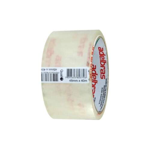 Fita Adelbras Qualitape Empacotamento 48 mm x 45 m