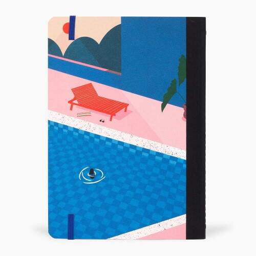 Caderno Schizzibooks X Large Piscine Sem Pauta