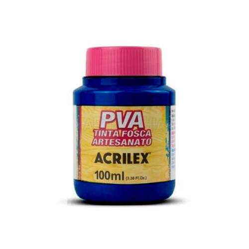 Tinta PVA Acrilex 100 ml Azul Ultramar