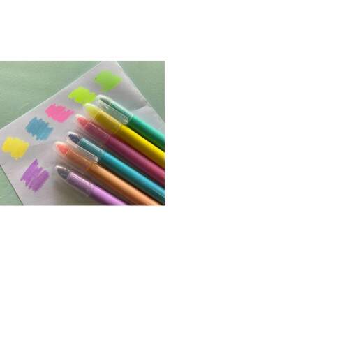 Giz De Cera Leo e Leo Color Gel 6 Cores