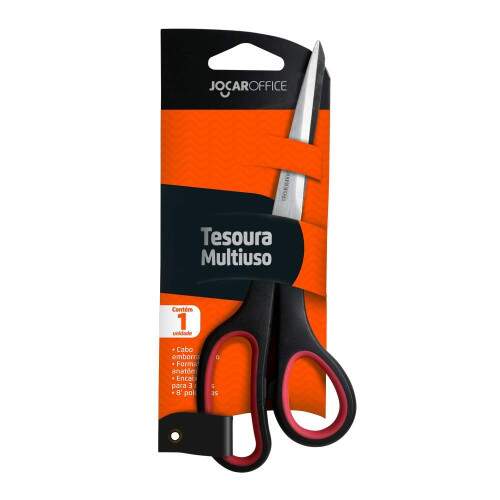 Tesoura Jocar Office Multiuso Inox 21cm