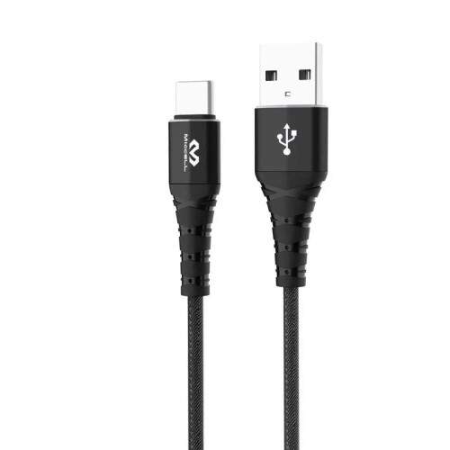 Cabo Tipo C Tecido 1m Preto VQ-D83
