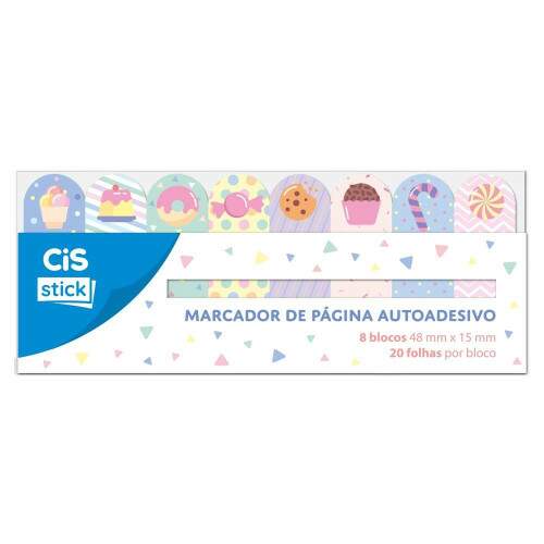 Bloco Adesivo Cis Stick Candy 8 Blocos 48 x 15mm