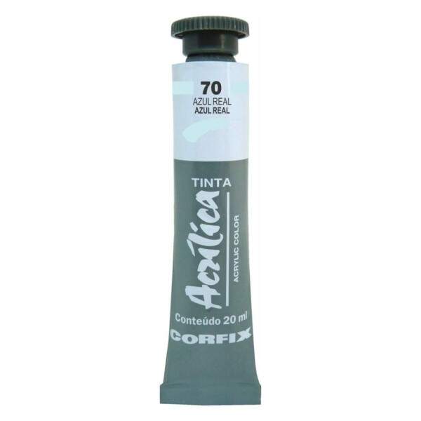 Tinta Acrilica Corfix 20 ml Azul Real 80020-70