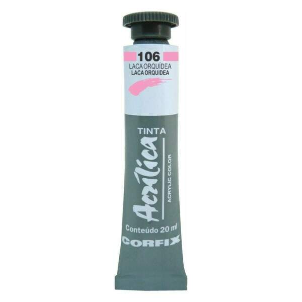 Tinta Acrilica Corfix 20 ml Laca Orquidea 80020-106