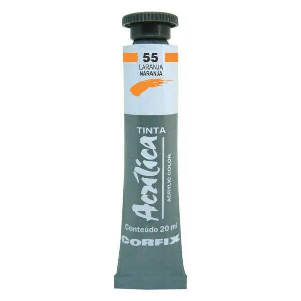 Tinta Acrilica Corfix 20 ml Laranja 80020-55