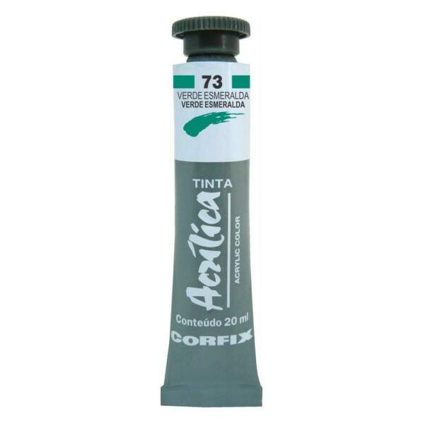 Tinta Acrilica Corfix 20 ml Verde Eda 80020-73
