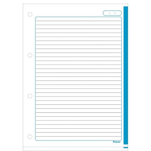Refil Caderno Argolado Foroni Uni 4 Colorido 80 Fls
