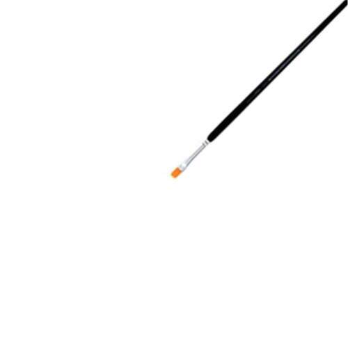 Pincel Acrilex Sintetico Dourado Longo Chato 057 2