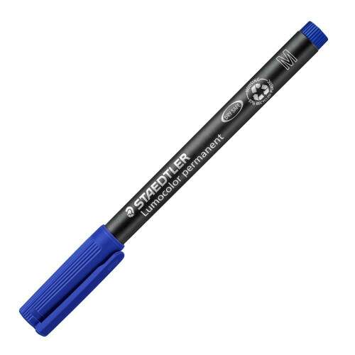 Marcador Staedtler Lumocolor Permanent 317 M Azul