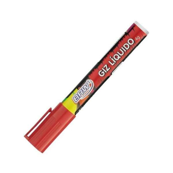 Giz Liquido BRW 6mm Vermelho